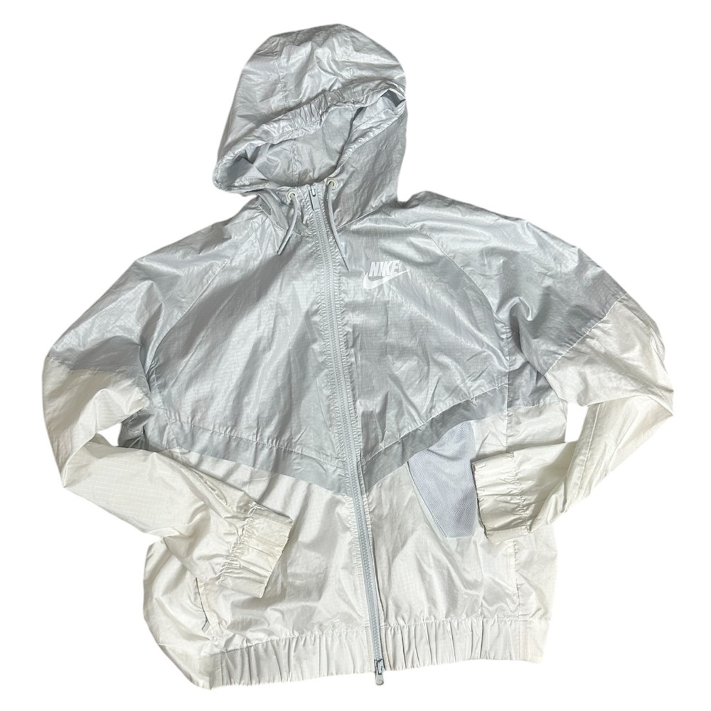 Nike Sportswear Windrunner Full Zip Womens Pure Platinum/White Siz…